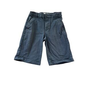 Old Navy Boys Navy Blue Flat Front School Uniform Chino Shorts Youth Size 10